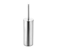 COSMIC Brosse WC sol | Finition inox mat | Idéal pour salles de bains, lavabos et toilettes | Dimensions 9,2 x 9,4 x 38,6 cm