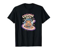 Cosmic Capybara Space Astronaute Capy Funny T-Shirt