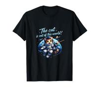 Cosmic Cat Combinaison Spatiale Out of This World T-Shirt