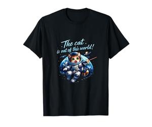 Cosmic Cat Combinaison Spatiale Out of This World T-Shirt
