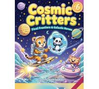 Cosmic Critters Vol. 6: Final Frontiers & Galactic Heroes - 50 Coloring Pages for Kids Ages 4-10 | Space Coloring Book with Tigers on Jetboards, ... penguins to jet-riding tigernauts