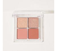 Cosmic Crystal Eyeshadow Quad-Charm School Palette De Fards à PaupièRes 4 Couleurs Mates PailletéEs Rose Gold PêChe Chaude Brun Longue Tenue Fard à PaupièRes Lisse Et Ultra Pigmenté NoëL Hiver Fard à 