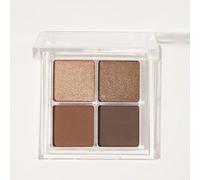 Cosmic Crystal Eyeshadow Quad-Higher Self Palette De Fards à PaupièRes Mats PailletéS 4 Couleurs Bronze Doré Chocolat Noir Paillettes Haute Brillance Longue Tenue Fard à PaupièRes Ultra Pigmenté Lisse