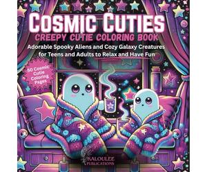 Cosmic Cuties: A Creepy Cutie Coloring Book for Adults: 50 Cute & Spooky Alien, Ghost, and Skeleton Creature Coloring Pages | Fun, Relaxing, and Stress Relief Art for Teens and Adults