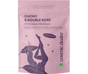 Cosmic Dealer - Fill my Heart with Flowers - Cacao and Double Rose Infusion - Thé 26.4 g
