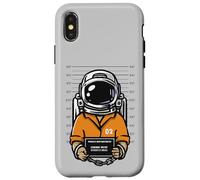 Cosmic Dust Police Department Funny Criminal Astronaute Space Coque pour iPhone X/XS