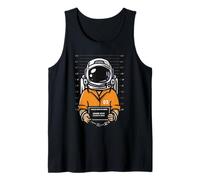 Cosmic Dust Police Department Funny Criminal Astronaute Space Débardeur