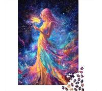 Cosmic Fairy Fantasy Jigsaw for Adults Teens Rainbow Cosmic Fox Art Educational Game for Wall Decoration and Gifts 70x50cm 1000pcs
