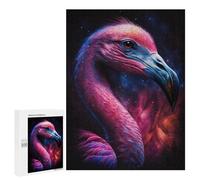 Cosmic Flamingo Art Print-10 Puzzle 1000 Pièces Educa Jouet en Bois Cadeau Unique Décoration Intérieure Jeu Éducatif Challenge Toy Adultes Et Enfants À Partir De 14 Ans 500 PCS