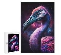 Cosmic Flamingo Art Print-7 Puzzle 1000 Pièces Educa Jouet en Bois Cadeau Unique Décoration Intérieure Jeu Éducatif Challenge Toy Adultes Et Enfants À Partir De 14 Ans 1000 PCS