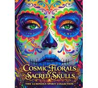 Cosmic Florals and Sacred Skulls: The Luminous Collection: A Vibrant Adult Coloring Book with Sugar Skull Designs, Psychedelic Florals, Mandala Patterns, and Stress-Relieving Art