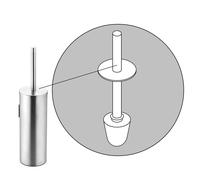 Cosmic Logic/Inox Brosse WC avec manche, WJC341R0095000, 3410095