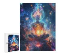 Cosmic Meditation Inner Peace in Space Puzzle 1000 Pièces Educa Jouet en Bois Cadeau Unique Décoration Intérieure Jeu Éducatif Challenge Toy Adultes Et Enfants À Partir De 14 Ans 500 PCS