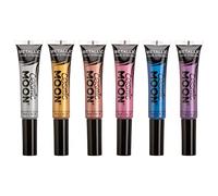 Cosmic Moon - Mèches de cheveux métalliques - 15ml - Assortiment de 6 couleurs