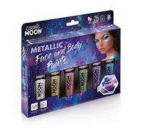 Cosmic Moon - Peinture de maquillage métallique pour le visage et le corps - 12ml - Créez des motifs de maquillage métallique fascinants pour visage! - Cofrett
