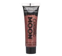 Cosmic Moon - Peinture de maquillage métallique pour le visage et le corps - 12ml - Créez des motifs de maquillage métallique fascinants pour visage! - Inclut: Rouge