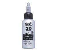 Cosmic Moon - Peinture Textile métallique - 30ml - Argent