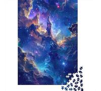Cosmic Nebula Casse-tête Starry Sky 1000 Pièces en Papier Recy adeau pour Femmes Et Hommes, Jeu Éducatif Anti-Stress, Cadeau De Fêtes 70x50cm/1000pcs