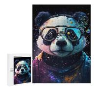 Cosmic Panda Explorer : Activité Détente À La Maison, 500 PCS Puzzle Décoratif; pour Les Couples, Amis Et Familles
