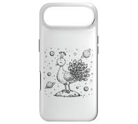 Cosmic Peacock Dreamer Céleste Space Oiseau Ligne Art Coque pour iPhone Air