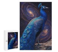 Cosmic Peacock in Space Puzzle 1000 Pièces Educa Jouet en Bois Cadeau Unique Décoration Intérieure Jeu Éducatif Challenge Toy Adultes Et Enfants À Partir De 14 Ans 1000 PCS