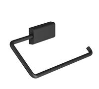 COSMIC Porte-Serviettes Noir Mat avec vis - Dimensions : 20,8 x 6,7 x 7,7 cm