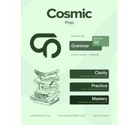 Cosmic Prep Digital SAT Grammar Guide Second Edition