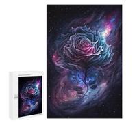 Cosmic Rose Bloom-2 Puzzle 1000 Pièces Educa Jouet en Bois Cadeau Unique Décoration Intérieure Jeu Éducatif Challenge Toy Adultes Et Enfants À Partir De 14 Ans 1000 PCS