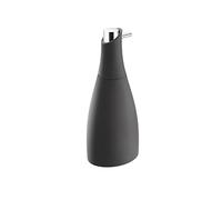 COSMIC SAKU Distributeur de Savon de Comptoir Minimaliste en Acrylique et Verre. Accessoire Rechargeable de 300 ML pour Salle de Bain et Cuisine, Noir Mat