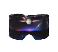 Cosmic Saturn Masque réglable pour dormir et cache-oreilles Unisexe 68,1 x 10,9 cm pour intérieur et extérieur de voyage yoga confortable