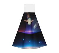 Cosmic Saturn Serviette à main en polaire super absorbante à suspendre pour enfants adultes salle de bain cuisine