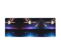 Cosmic Saturne Tapis de souris à bords arrondis Convient pour une utilisation dans les bureaux, bibliothèques et maisons (30 cm × 80 cm)