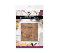Cosmic Shimmer Katy Sue Craft Moulds Moule en silicone avec plaque métallique rivetée pour travaux manuels Utilisation avec séchage à l'air libre et argile polymère, résine, cire, porcelaine froide et