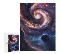 Cosmic Spiral Galaxy-2 Puzzle 1000 Pièces Educa Jouet en Bois Cadeau Unique Décoration Intérieure Jeu Éducatif Challenge Toy Adultes Et Enfants À Partir De 14 Ans 500 PCS