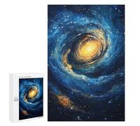 Cosmic Spiral Galaxy Painting Puzzle 1000 Pièces Educa Jouet en Bois Cadeau Unique Décoration Intérieure Jeu Éducatif Challenge Toy Adultes Et Enfants À Partir De 14 Ans 1000 PCS