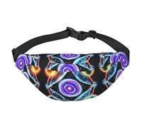 Cosmic Stars Grand sac banane tendance pour voyage, décontracté, convient pour le sport, la course à pied, le cyclisme, les voyages, la pêche