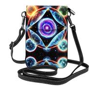 Cosmic Stars Sac à bandoulière pour femme Motif étoiles Idéal pour les voyages et le shopping