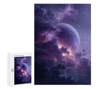 Cosmic Storm Clouds Lightning Puzzle 1000 Pièces Educa Jouet en Bois Cadeau Unique Décoration Intérieure Jeu Éducatif Challenge Toy Adultes Et Enfants À Partir De 14 Ans 300 PCS