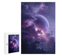 Cosmic Storm Clouds Lightning Puzzle 1000 Pièces Educa Jouet en Bois Cadeau Unique Décoration Intérieure Jeu Éducatif Challenge Toy Adultes Et Enfants À Partir De 14 Ans 1000 PCS