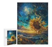 Cosmic Sunflower Landscape-1 Puzzle 1000 Pièces Educa Jouet en Bois Cadeau Unique Décoration Intérieure Jeu Éducatif Challenge Toy Adultes Et Enfants À Partir De 14 Ans 500 PCS