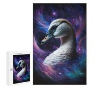 Cosmic Swan Art Print-9 Puzzle 1000 Pièces Educa Jouet en Bois Cadeau Unique Décoration Intérieure Jeu Éducatif Challenge Toy Adultes Et Enfants À Partir De 14 Ans 1000 PCS