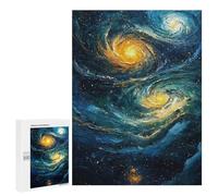 Cosmic Swirl Galaxy Art Puzzle 1000 Pièces Educa Jouet en Bois Cadeau Unique Décoration Intérieure Jeu Éducatif Challenge Toy Adultes Et Enfants À Partir De 14 Ans 500 PCS