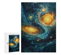 Cosmic Swirl Galaxy Puzzle 1000 Pièces Educa Jouet en Bois Cadeau Unique Décoration Intérieure Jeu Éducatif Challenge Toy Adultes Et Enfants À Partir De 14 Ans 300 PCS