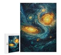 Cosmic Swirl Galaxy Puzzle 1000 Pièces Educa Jouet en Bois Cadeau Unique Décoration Intérieure Jeu Éducatif Challenge Toy Adultes Et Enfants À Partir De 14 Ans 500 PCS
