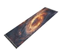 Cosmic Tapis de salon avec trous noirs - Lavable en machine - Antidérapant - Pour salle de bain, buanderie - Décoration d'intérieur