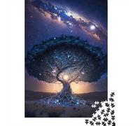 Cosmic Tree Fantasy 1000Pc for Adults Gifts Galaxy Tree of Life Educational Game Challenge & Brainteasing Activity 52x38cm 1000pcs