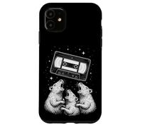 Cosmic VHS Tape with Howling Retro Rats Fantasy Coque pour iPhone 11