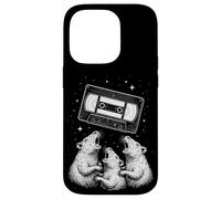 Cosmic VHS Tape with Howling Retro Rats Fantasy Coque pour iPhone 14 Pro