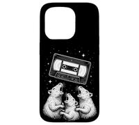 Cosmic VHS Tape with Howling Retro Rats Fantasy Coque pour iPhone 15 Pro