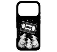 Cosmic VHS Tape with Howling Retro Rats Fantasy Coque pour iPhone 17 Pro
